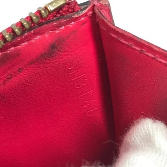 LOUIS VUITTON M90312 MonogramVernis Pochette Cles NM Coin purse with key ring